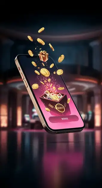 Interface colorée de Gambiva Casino affichant une bannière avec le bonus de bienvenue massif de 10 000 euros et des tours gratuits.