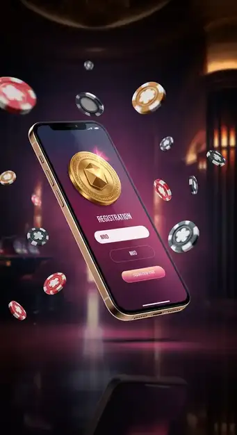 Interface du formulaire d'inscription rapide sur Gambiva Casino, avec les champs email et mot de passe visibles et les options de connexion via Google et Telegram.